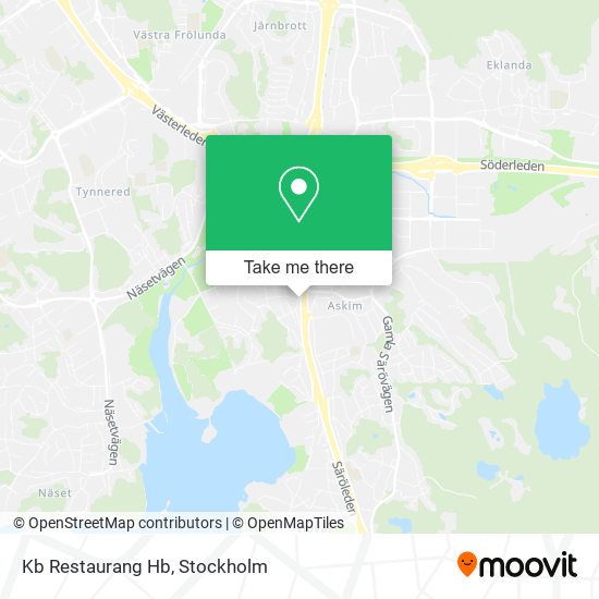 Kb Restaurang Hb map