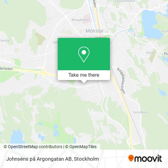 Johnséns på Argongatan AB map