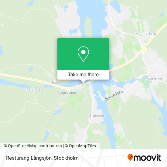 Resturang Långsjön map