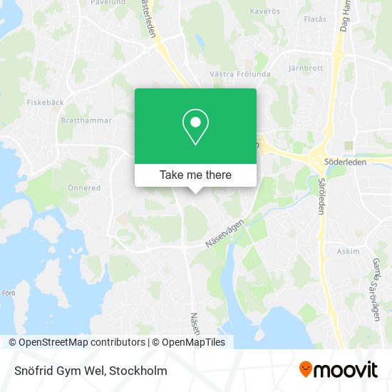 Snöfrid Gym Wel map