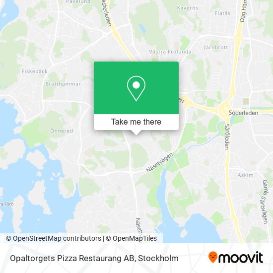Opaltorgets Pizza Restaurang AB map