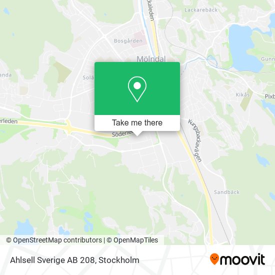 Ahlsell Sverige AB 208 map