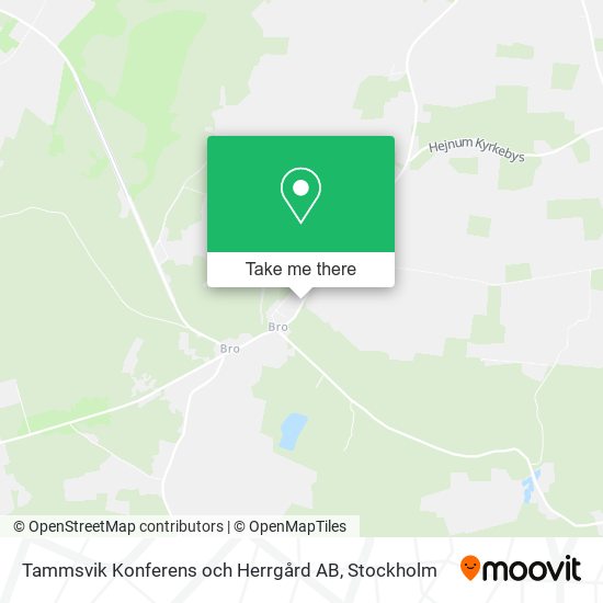 Tammsvik Konferens och Herrgård AB map