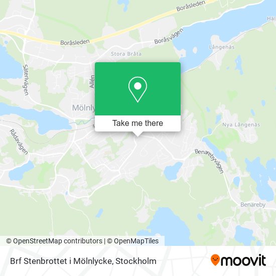 Brf Stenbrottet i Mölnlycke map