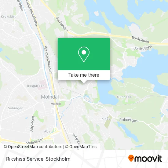 Rikshiss Service map