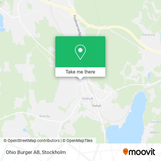 Ohio Burger AB map