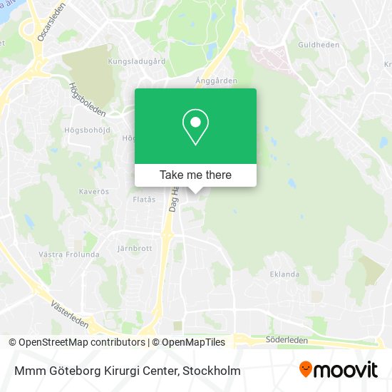 Mmm Göteborg Kirurgi Center map