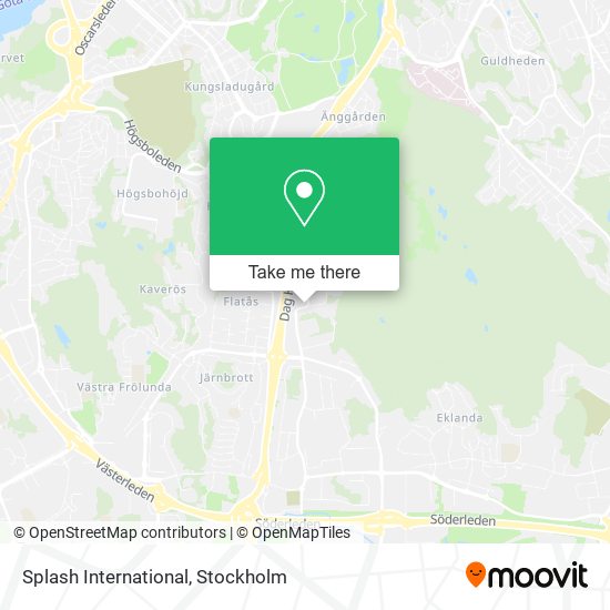 Splash International map