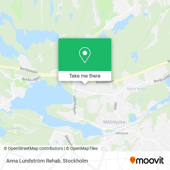 Anna Lundström Rehab map