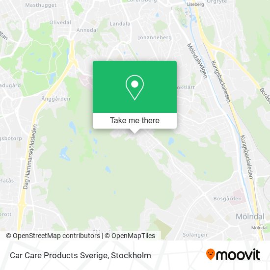 Car Care Products Sverige map