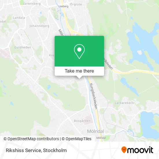 Rikshiss Service map