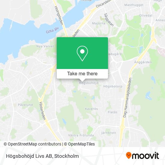 Högsbohöjd Livs AB map