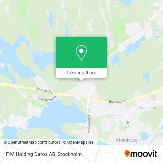 F-M Holding Daros AB map