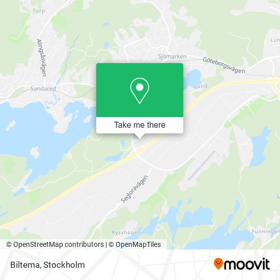 Biltema map