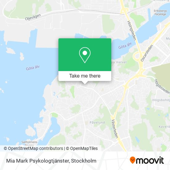 Mia Mark Psykologtjänster map