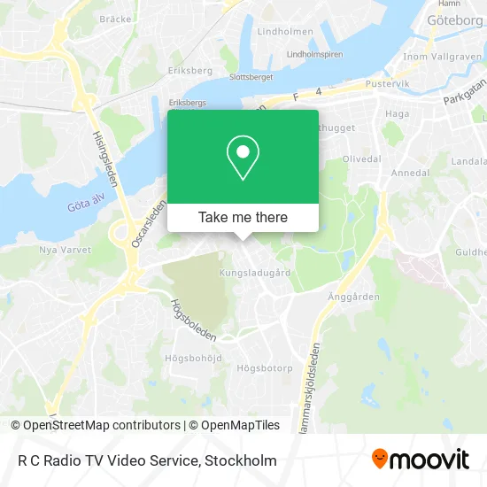 R C Radio TV Video Service map