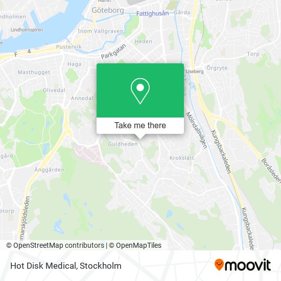 Hot Disk Medical map