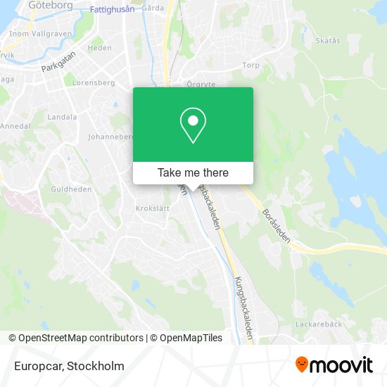 Europcar map