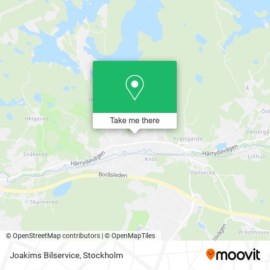 Joakims Bilservice map