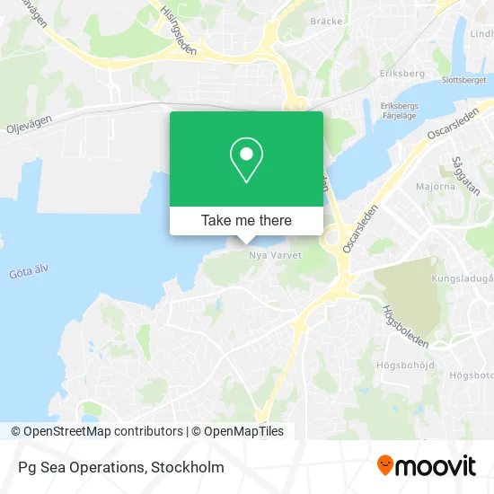 Pg Sea Operations map