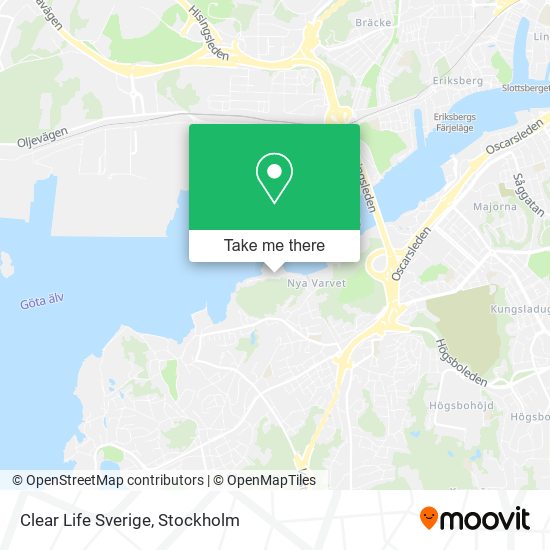 Clear Life Sverige map