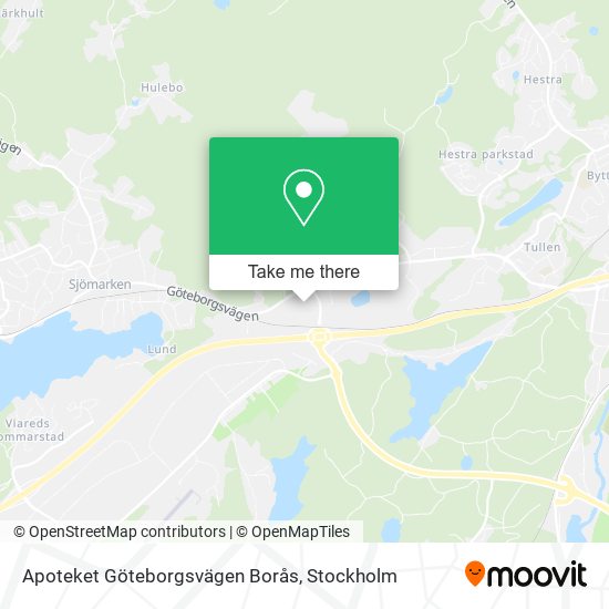 Apoteket Göteborgsvägen Borås map
