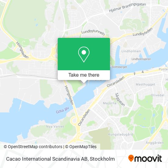 Cacao International Scandinavia AB map