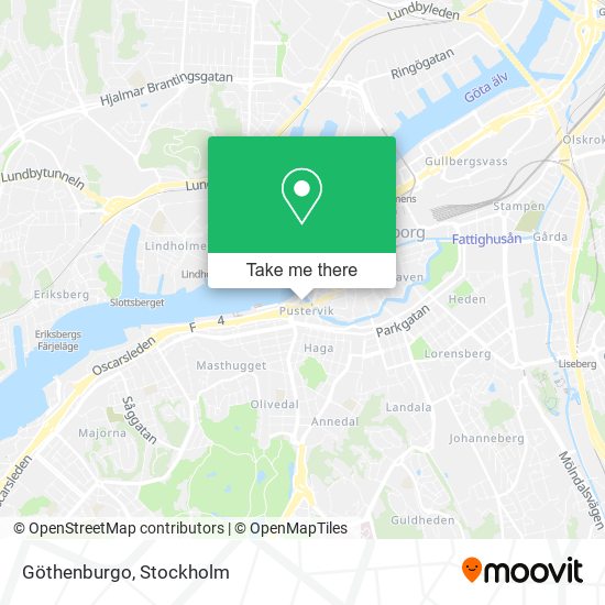 Göthenburgo map