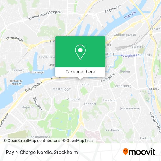 Pay N Charge Nordic map