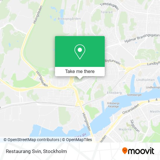 Restaurang Svin map