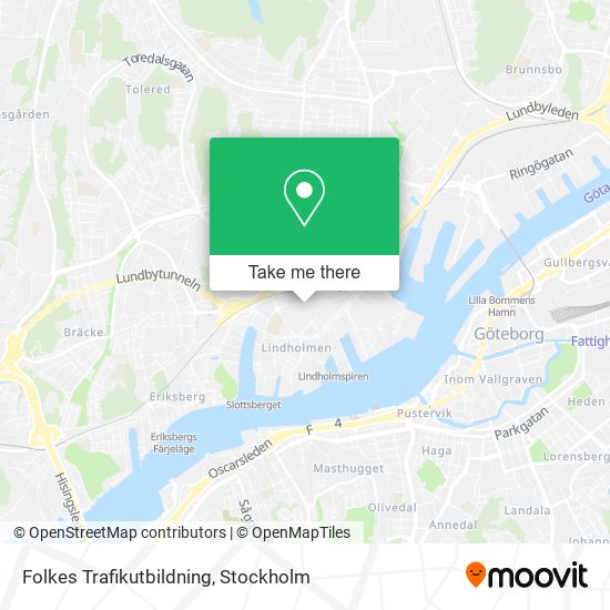 Folkes Trafikutbildning map