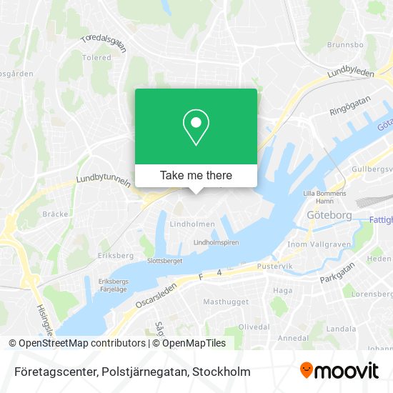 Företagscenter, Polstjärnegatan map