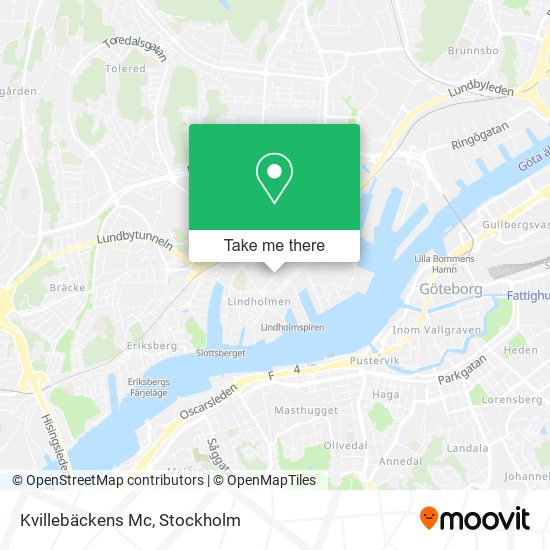 Kvillebäckens Mc map