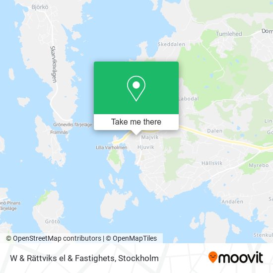 W & Rättviks el & Fastighets map