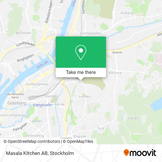 Masala Kitchen AB map