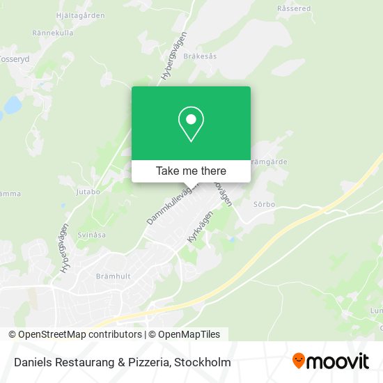 Daniels Restaurang & Pizzeria map