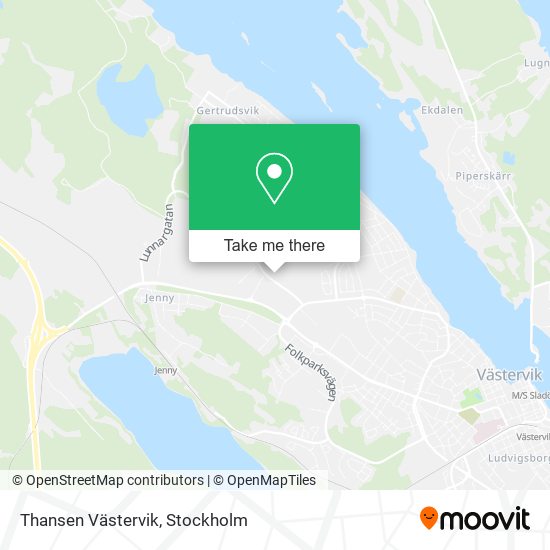 Thansen Västervik map