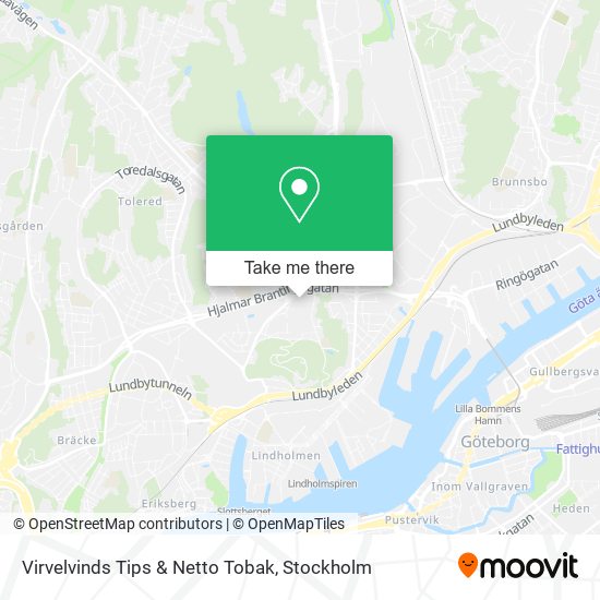 Virvelvinds Tips & Netto Tobak map