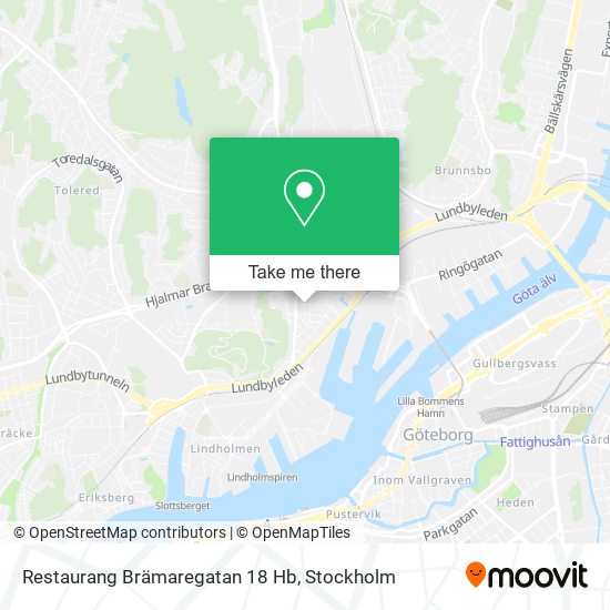 Restaurang Brämaregatan 18 Hb map