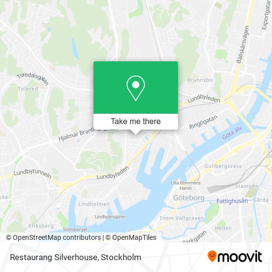 Restaurang Silverhouse map