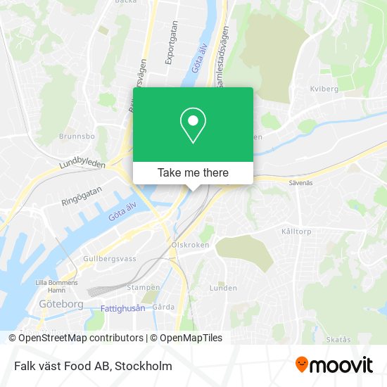 Falk väst Food AB map