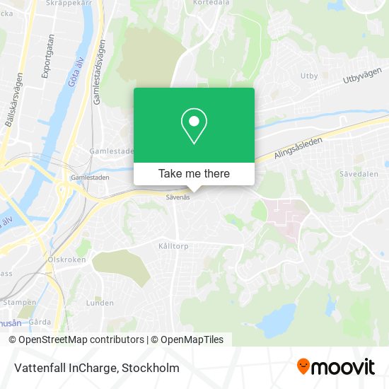 Vattenfall InCharge map