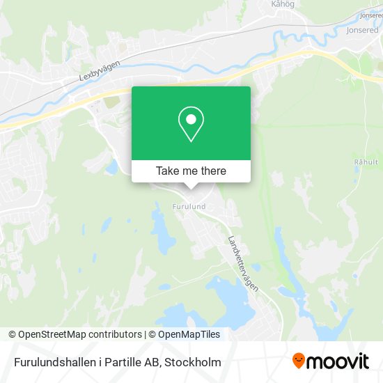 Furulundshallen i Partille AB map