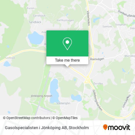 Gasolspecialisten i Jönköping AB map