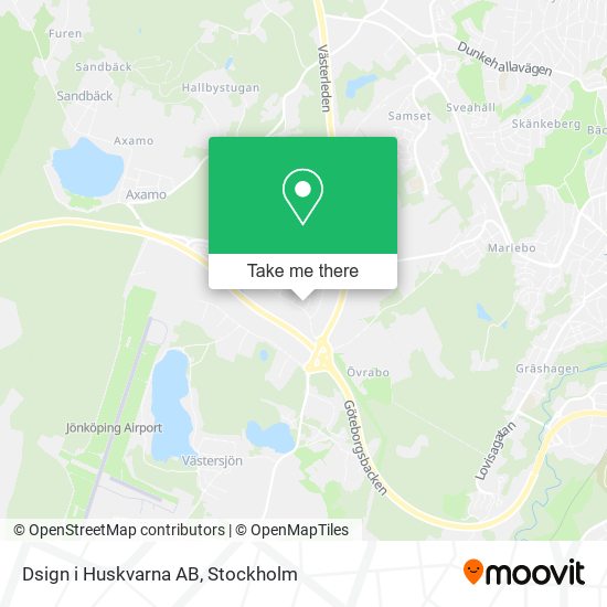 Dsign i Huskvarna AB map