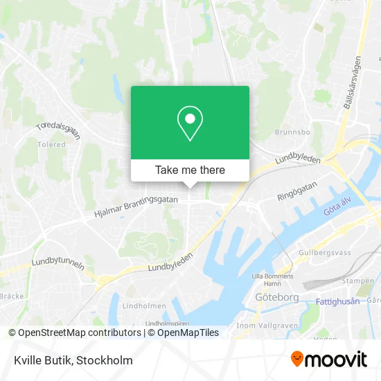 Kville Butik map
