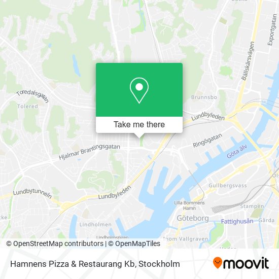 Hamnens Pizza & Restaurang Kb map