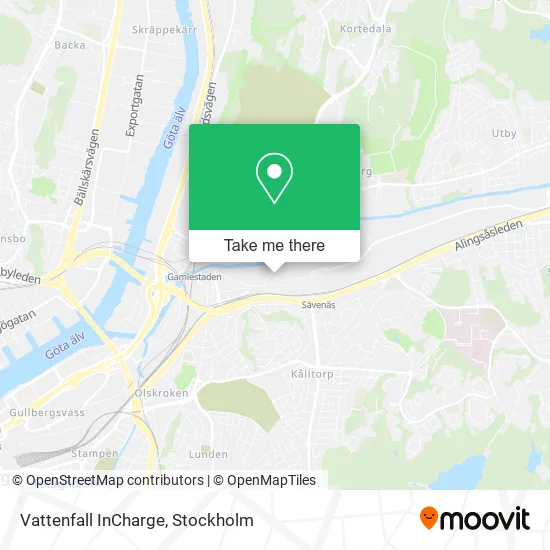 Vattenfall InCharge map