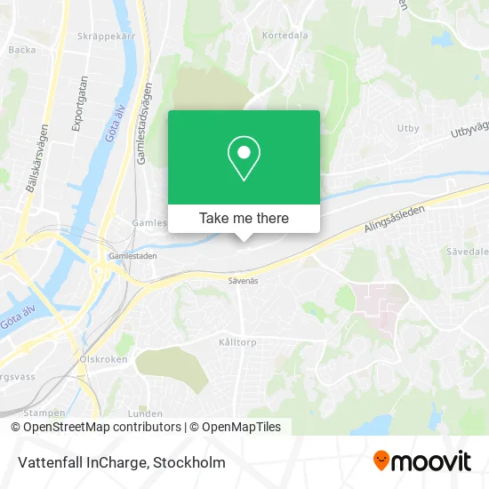 Vattenfall InCharge map