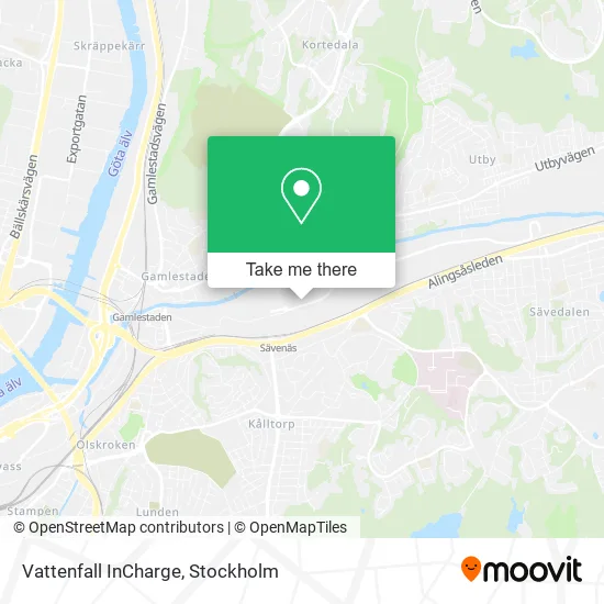 Vattenfall InCharge map